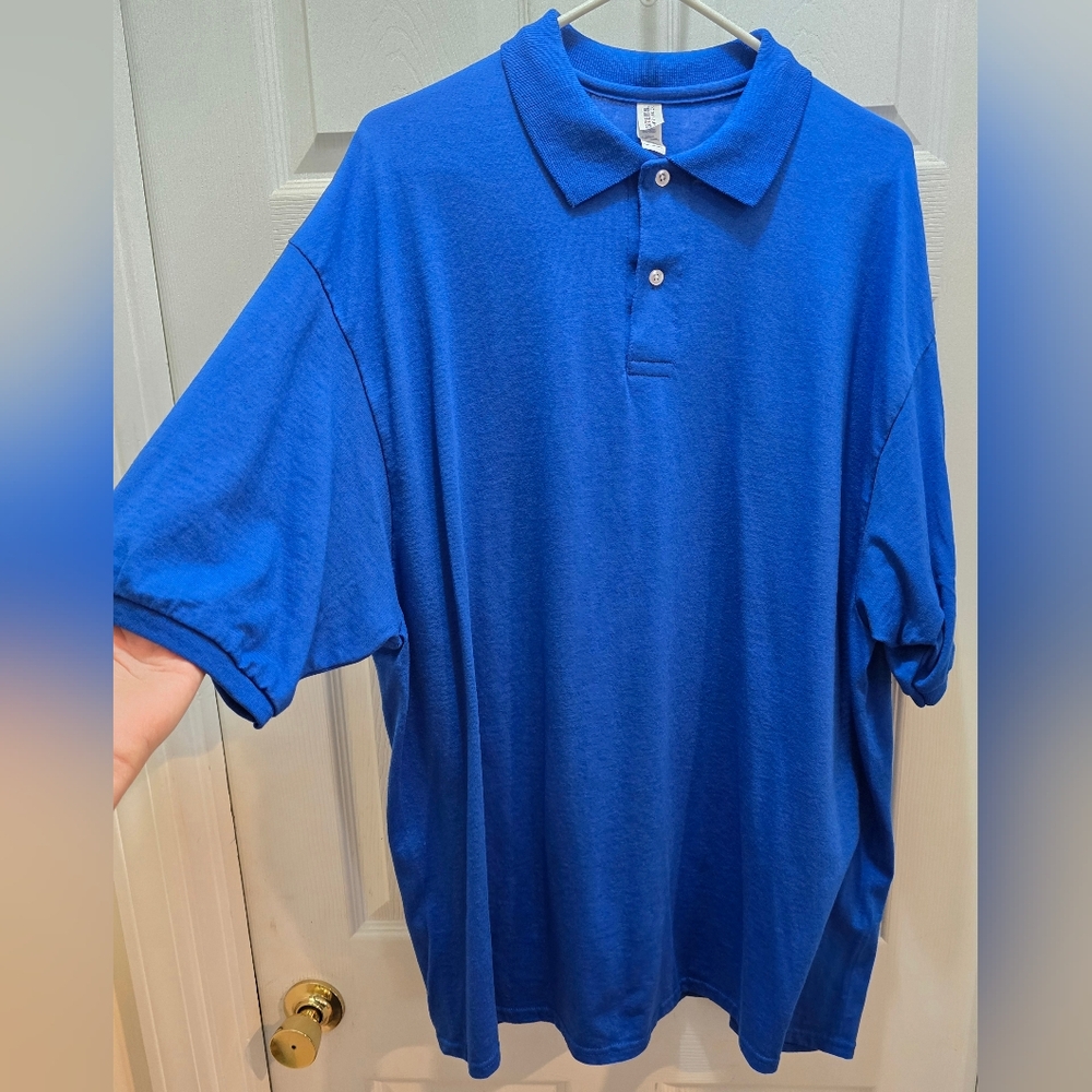 Jerzees Bold Blue Men's Polo Shirt 2xl